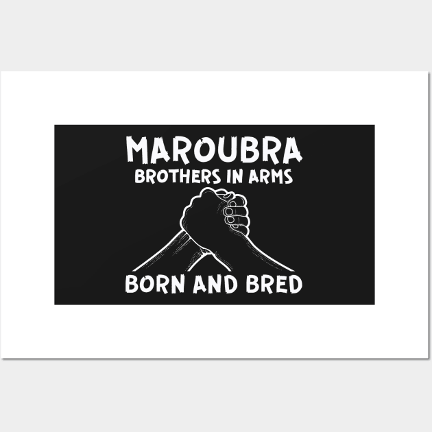 MAROUBRA - BROTHERS IN ARMS - BORN AND BRED Wall Art by SERENDIPITEE